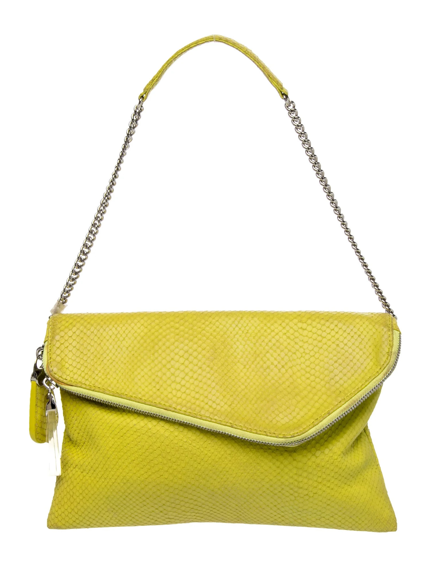 Henri Bendel Leather Shoulder Bag - Green Shoulder Bags, Handbags - WHENB34295 | The RealReal | The RealReal