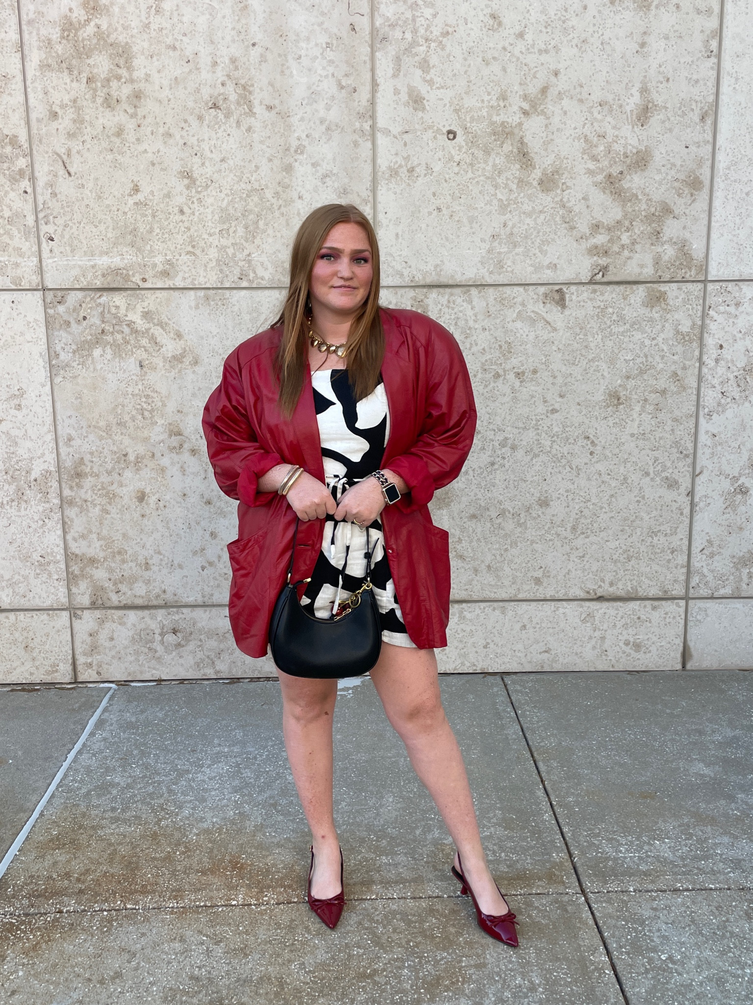 Women’s red outfit, women’s work fashion, stylish street wear, Valentine’s Day outfit, date night outfit, red and pink outfit

#LTKItBag #LTKShoeCrush #LTKMostLoved