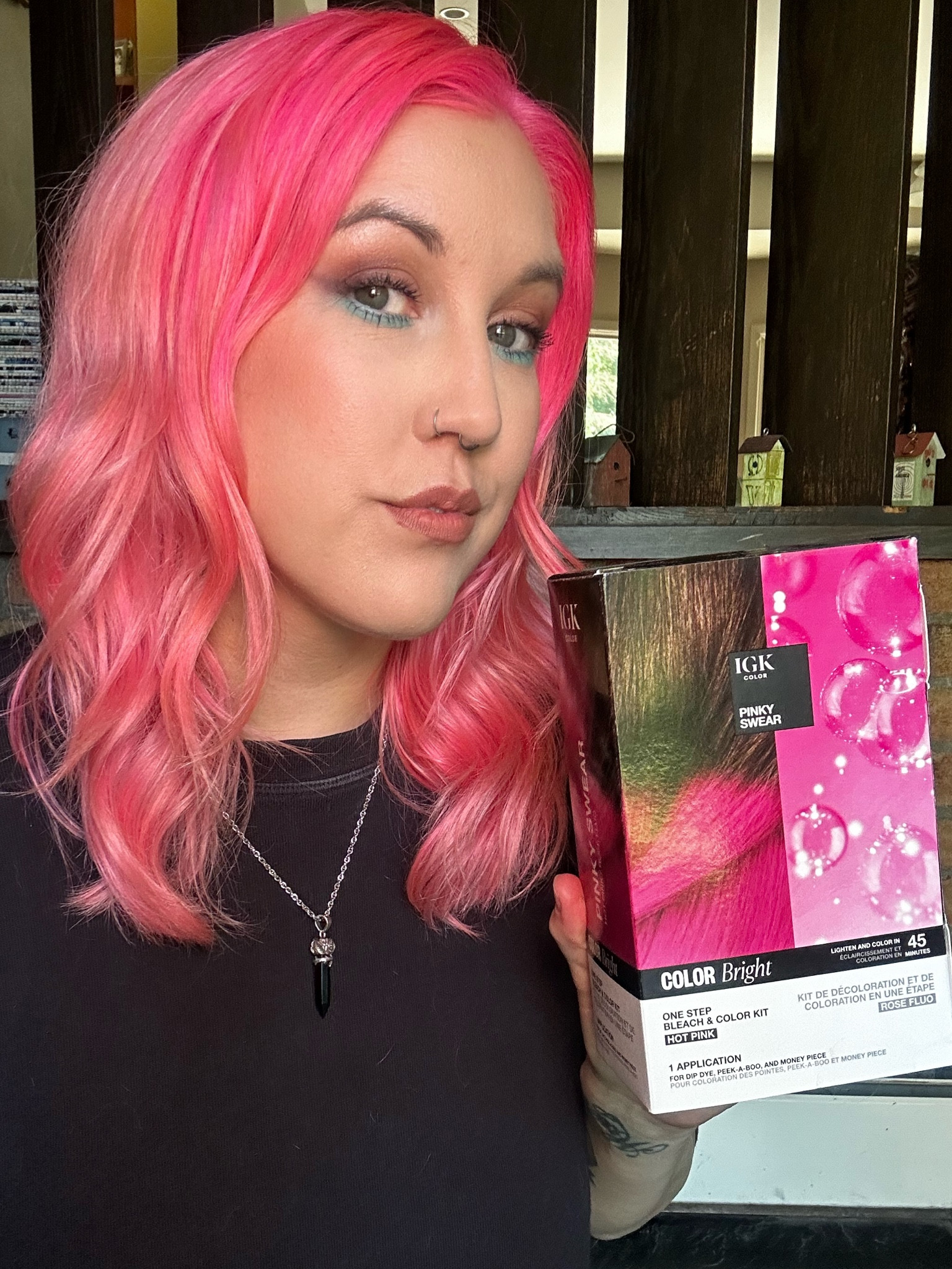 AD I am absolutely OBSESSED with how my hair came out using these IGK Color Bright One Step kits from Sally Beauty! I used the shade Pinky Swear which is a hot pink. I used them to touch up my roots and it was easy to use, and came out looking beautiful. Perfect if you are looking to add a pop of color to your hair!

#LTKStyleTip #LTKBeauty