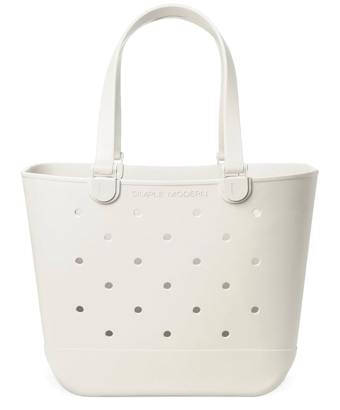 Simple Modern Beach Bag Rubber Tote | Waterproof Extra-Large Tote Bag with Zipper Pocket for Beach, Pool Boat, Groceries, Sports | Getaway Bag Collection | Cream

#LTKItBag #LTKTravel #LTKSaleAlert