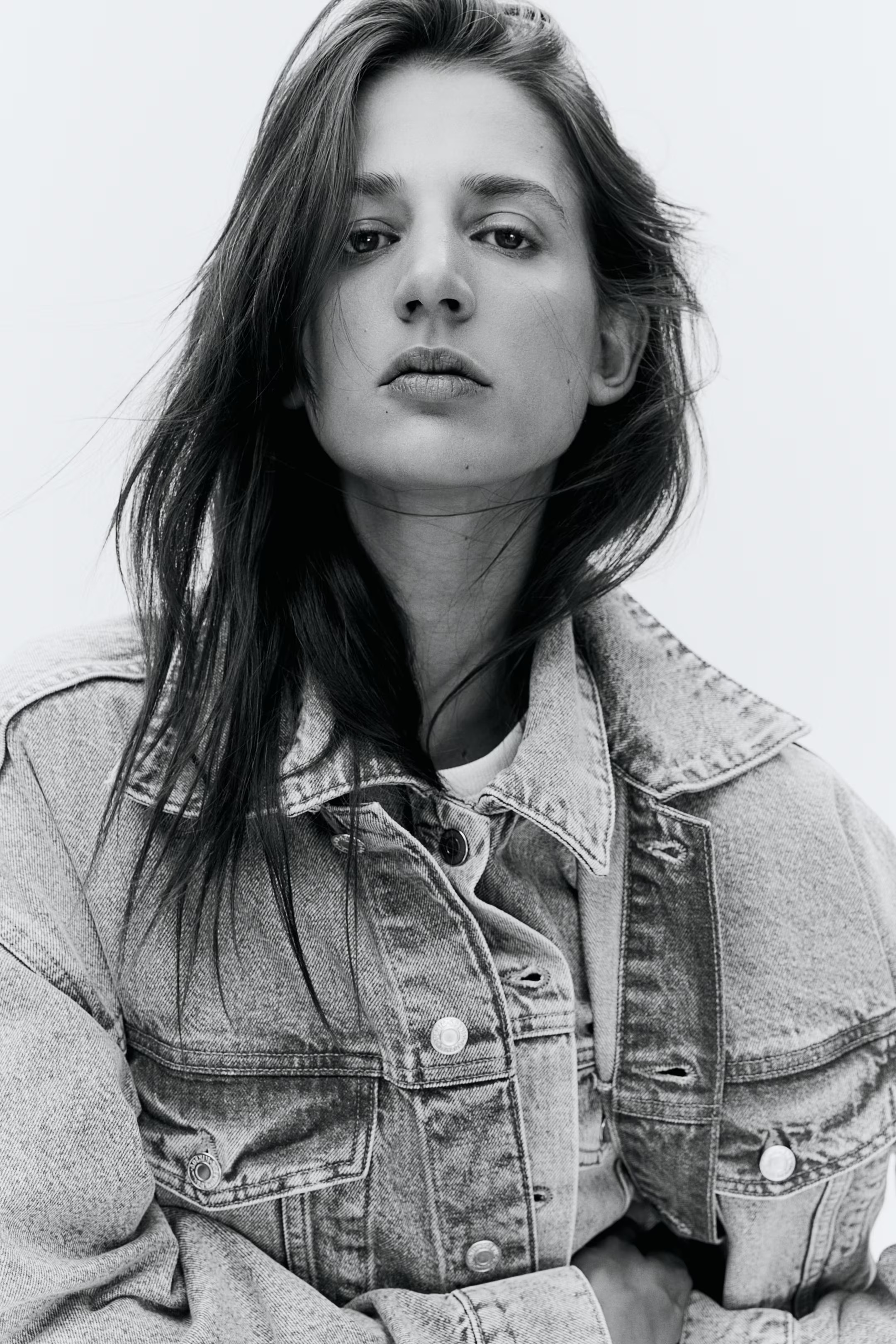 Oversized Denim Jacket - Light denim blue - Ladies | H&M US | H&M (US + CA)