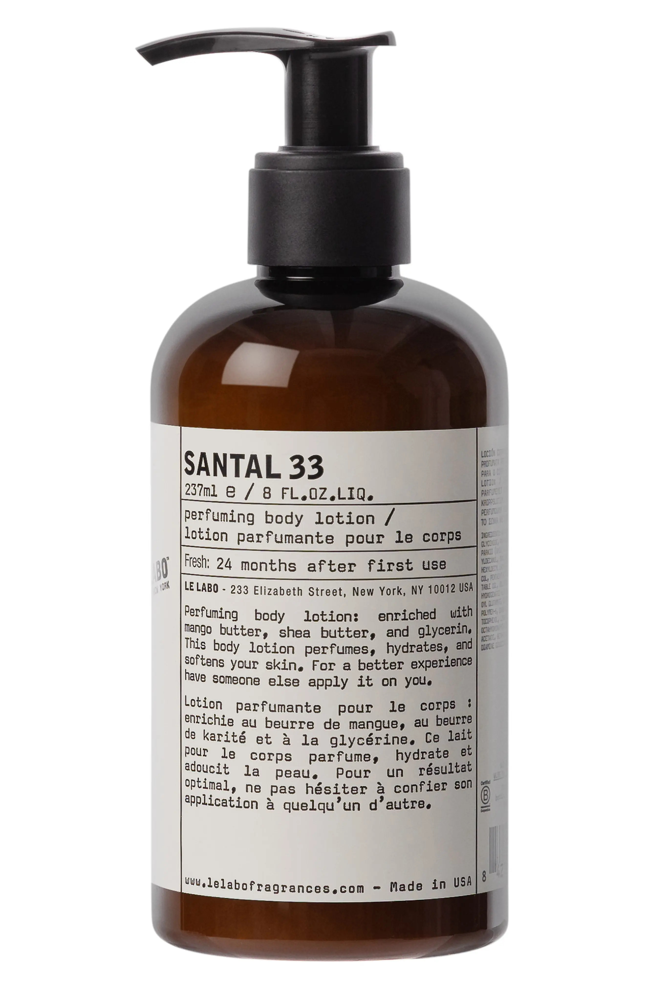 Le Labo Santal 33 Body Lotion | Nordstrom | Nordstrom