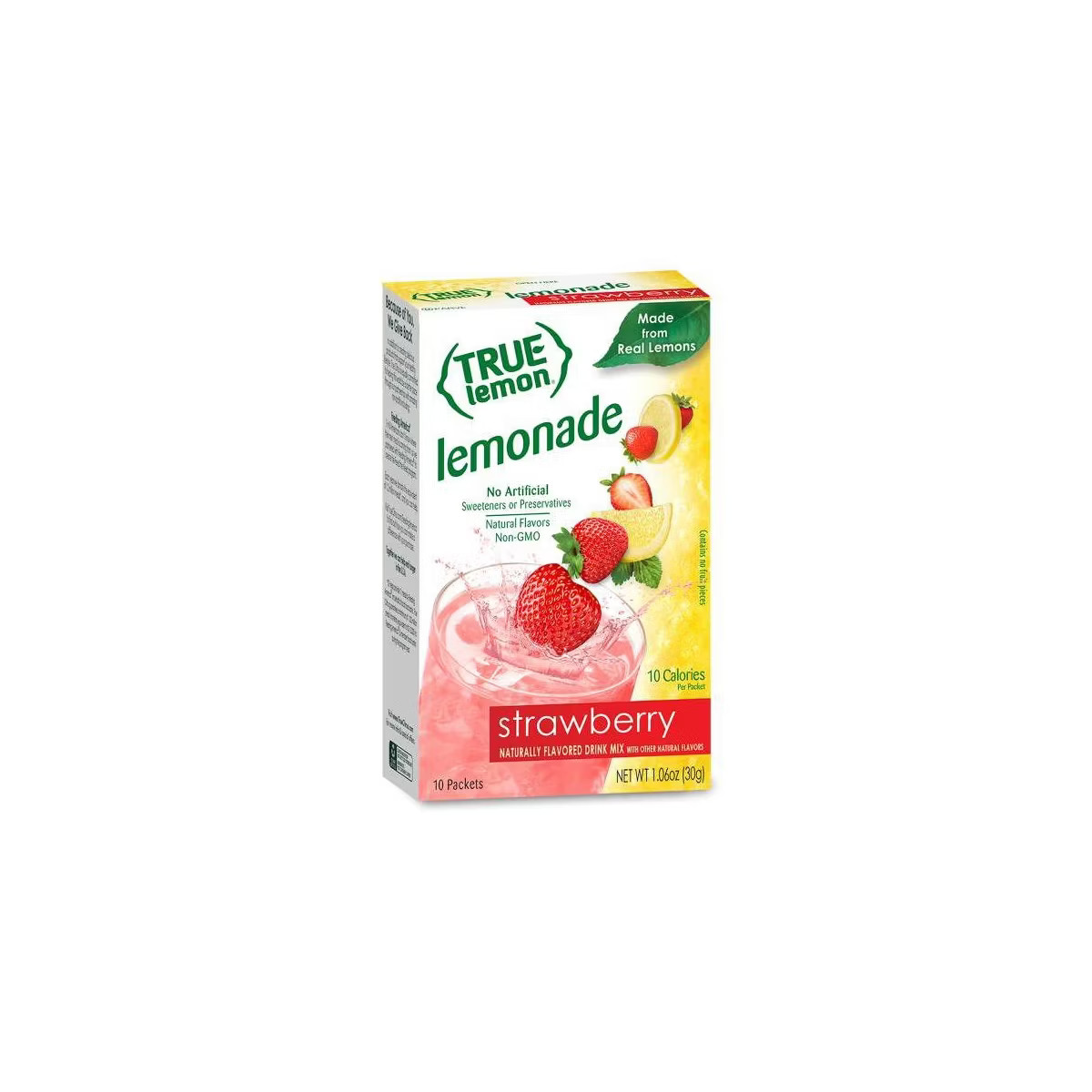 True Lemon Strawberry Lemonade Sticks - 10pk/0.106oz | Target