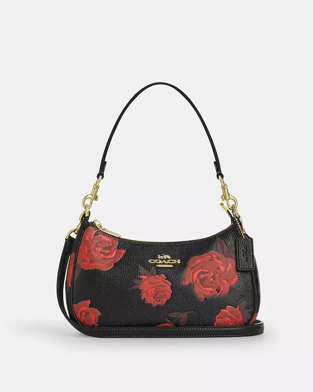 Teri Shoulder Bag With Floral Print | Coach Outlet US