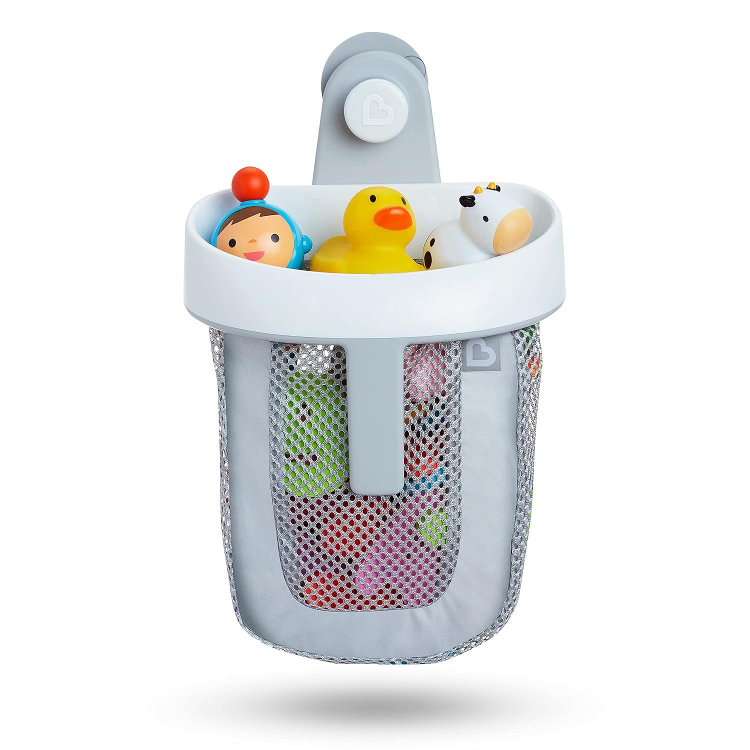 Munchkin Super Scoop Hanging Bath Toy Organizer, Grey | Amazon (US)