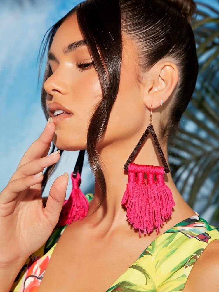 Tassel Drop Earrings | SHEIN