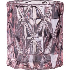 betty pink tea light candle holder | CB2
