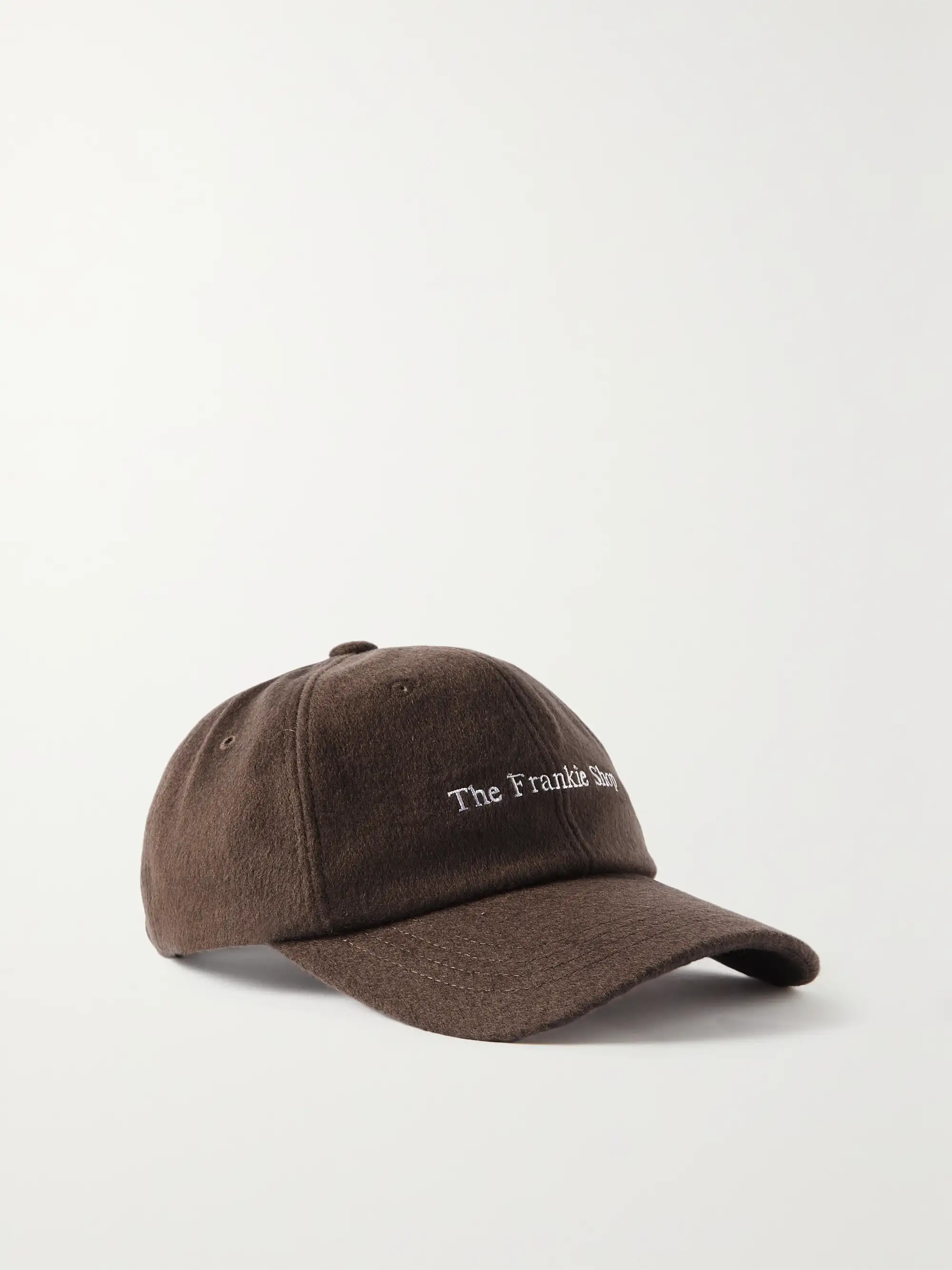 Embroidered wool-blend baseball cap | NET-A-PORTER (UK & EU)