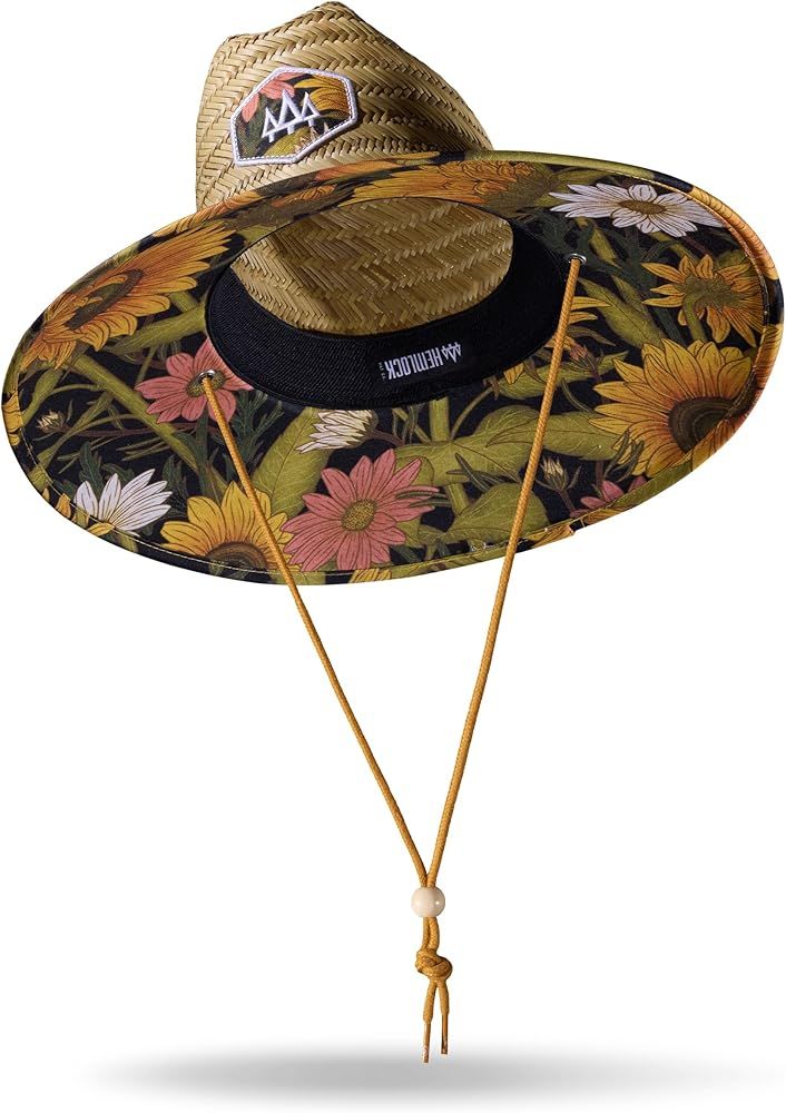 Straw Hat for Men & Women | Lifeguard Hat, Beach Hat & Sun Hat | UPF 50+ Wide Brim for Sun Protec... | Amazon (US)