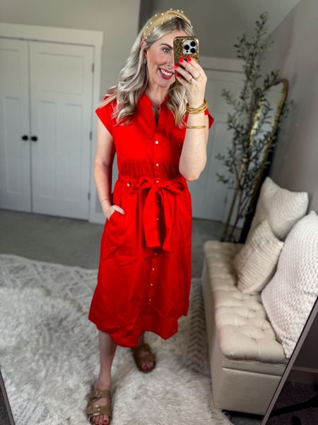 Weekend Walmart Wins try on
Red midi dress- medium 

#LTKstyletip #LTKfindsunder50 #LTKSeasonal