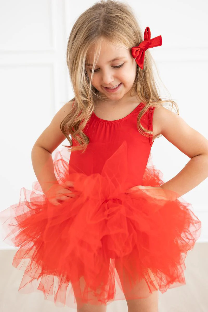 Red Tank Tutu Leotard 7/8 | Casual Chic Boutique