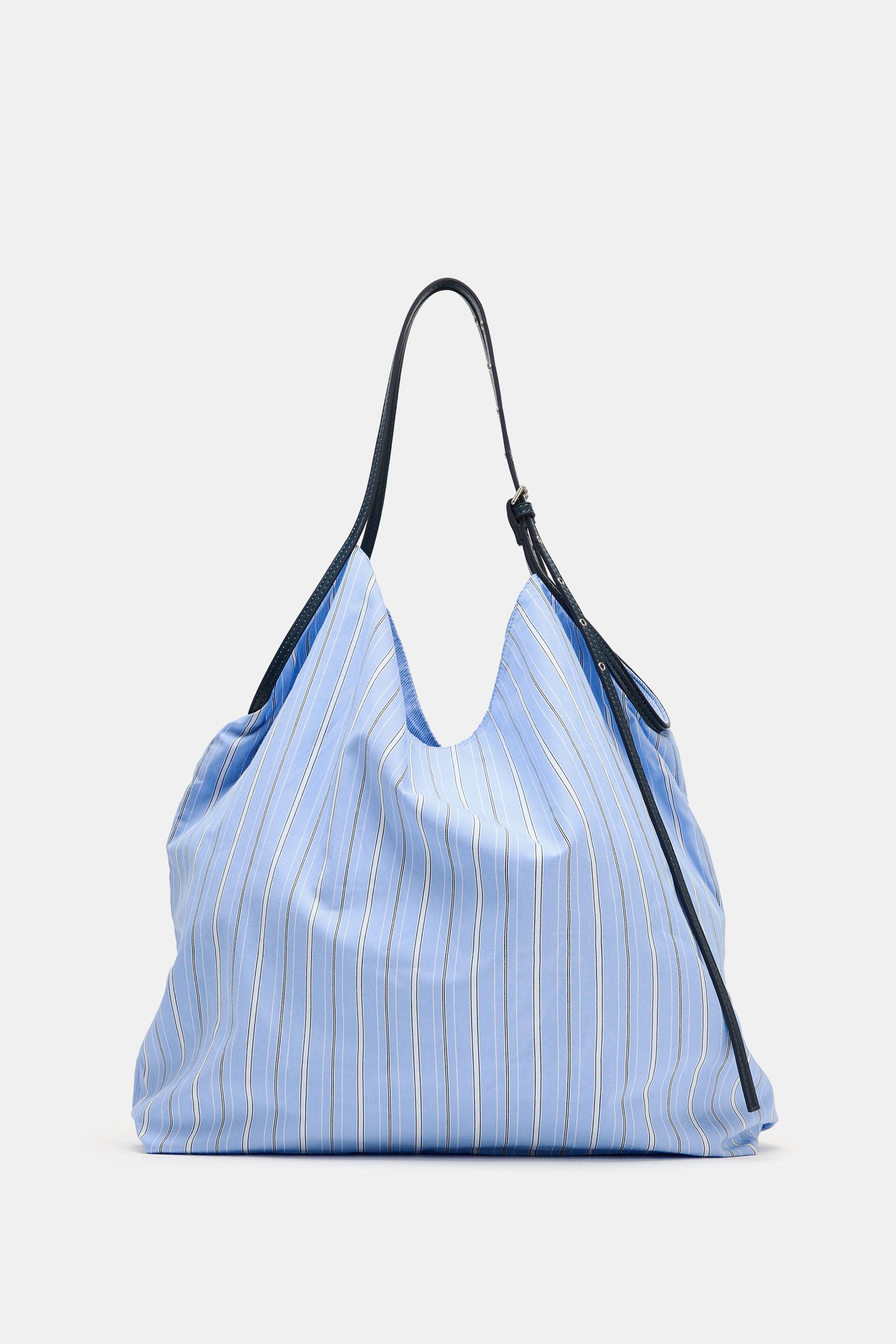 PRINTED FABRIC TOTE BAG | Zara US