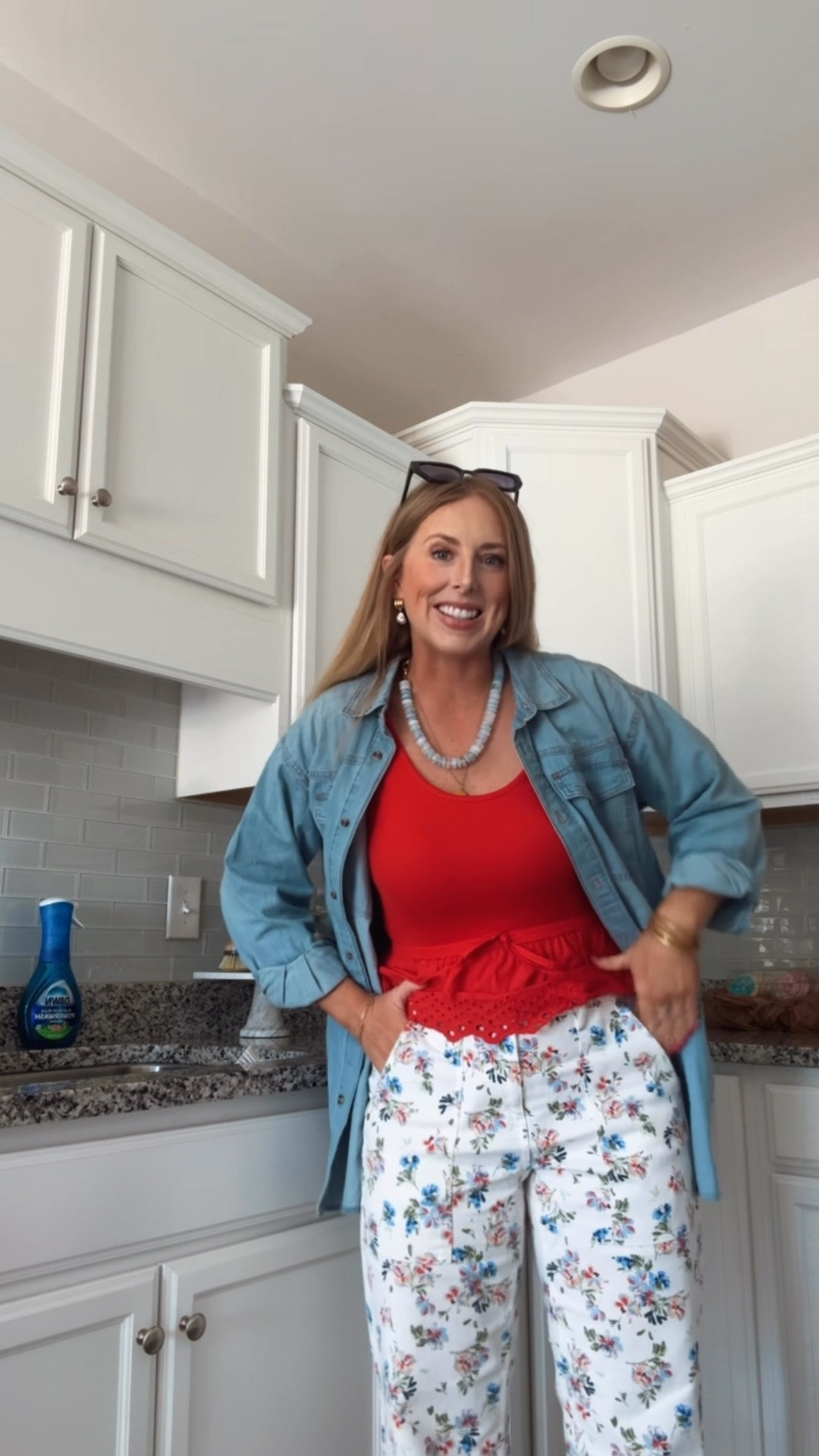 Outfit of the day, Walmart outfit, floral jeans

#LTKootd #LTKmomlife