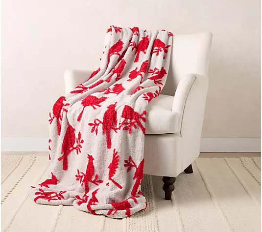 Home Reflections Reversible Plush Oversized 60x80 Throw - QVC.com | QVC