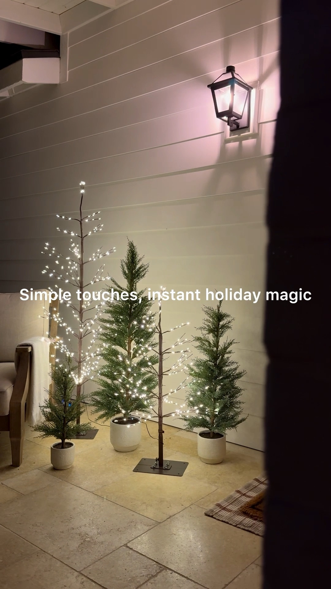 Grab these Amazon Christmas trees to style easily on your porch or any corner of your home! The lit trees come with a remote control for ease of use 👏🏻

#LTKSeasonal #LTKHome #LTKHoliday