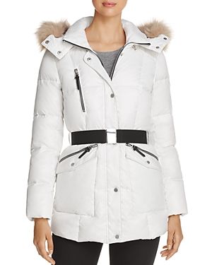 Marc New York Lucy Faux Fur Trim Puffer Jacket | Bloomingdale's (US)