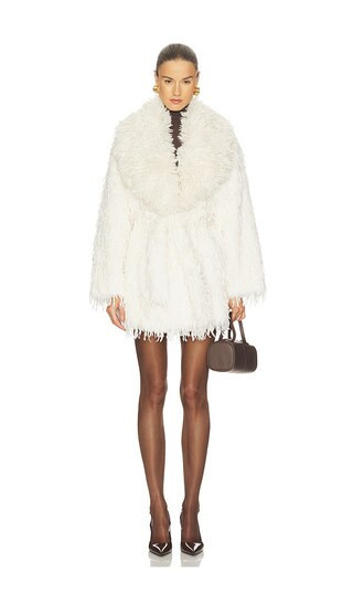 Jakke Tavi Coat in Cream. - size S | Revolve Clothing (Global)