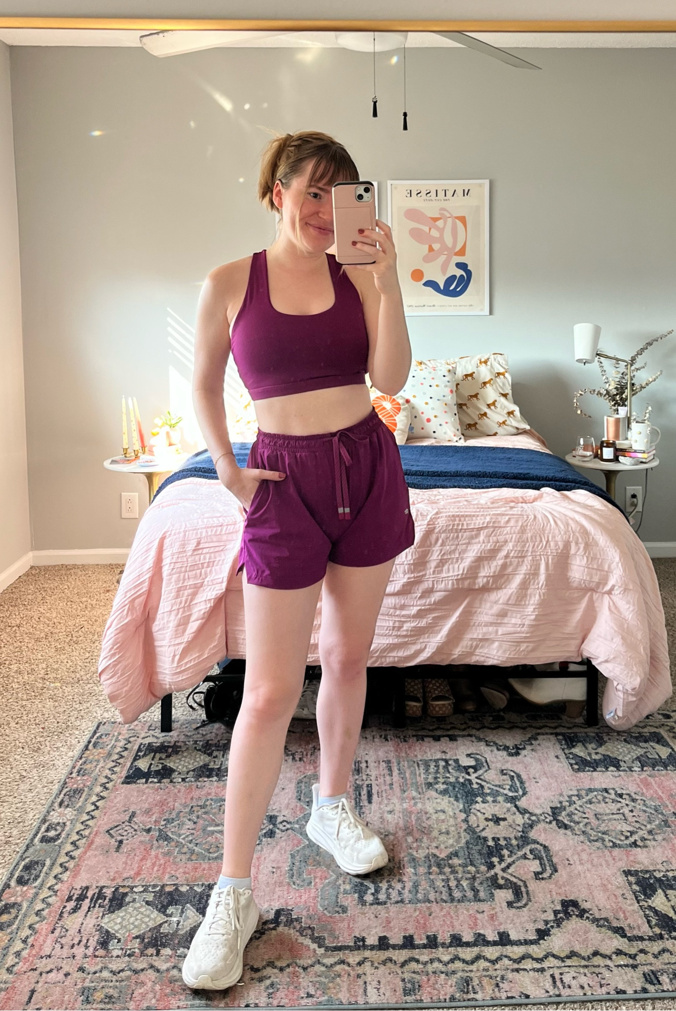 go-to running shorts thanks to the pockets but also such a comfy set to lounge in for WFH days 💪 

#LTKFitness