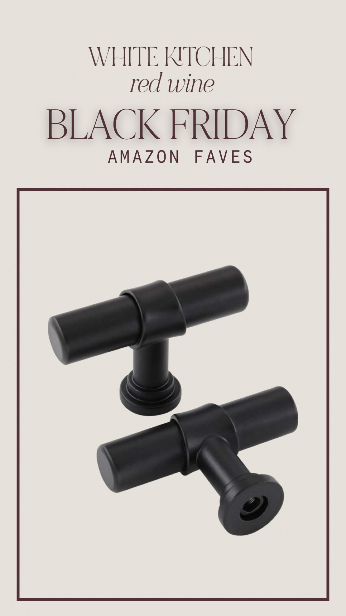 Black Amazon cabinet pulls used in our bathroom renovations - on sale! 

#LTKhome #LTKCyberweek #LTKunder50
