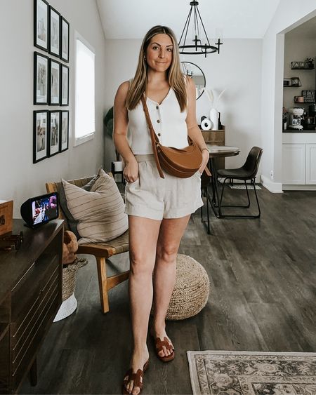 Abercrombie sale!   The cutest sweater vest and linen blend shorts! Love the quiet luxury / workwear trend right now.  #abercrombie #linenshorts 

#LTKSpringSale #LTKsalealert #LTKstyletip