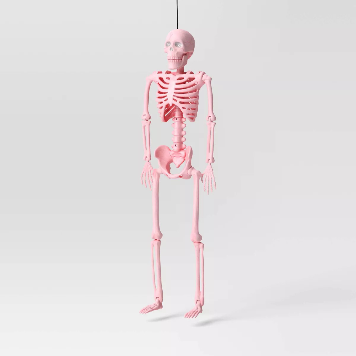 24" Poseable Skeleton Halloween Decorative Prop Pink Blush - Hyde and EEK! Boutique™ | Target