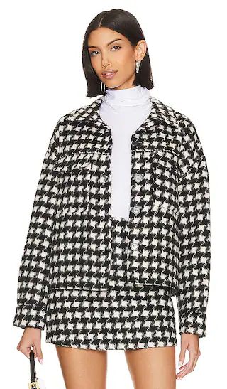 The Shacket in Brushed Houndstooth | Revolve Clothing (Global)