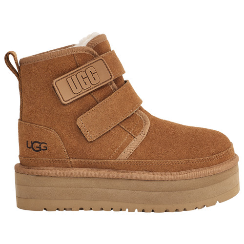 UGG Girls UGG Neumel Platform - Girls' Grade School Shoes Brown/Brown Size 04.0 | Foot Locker (US)