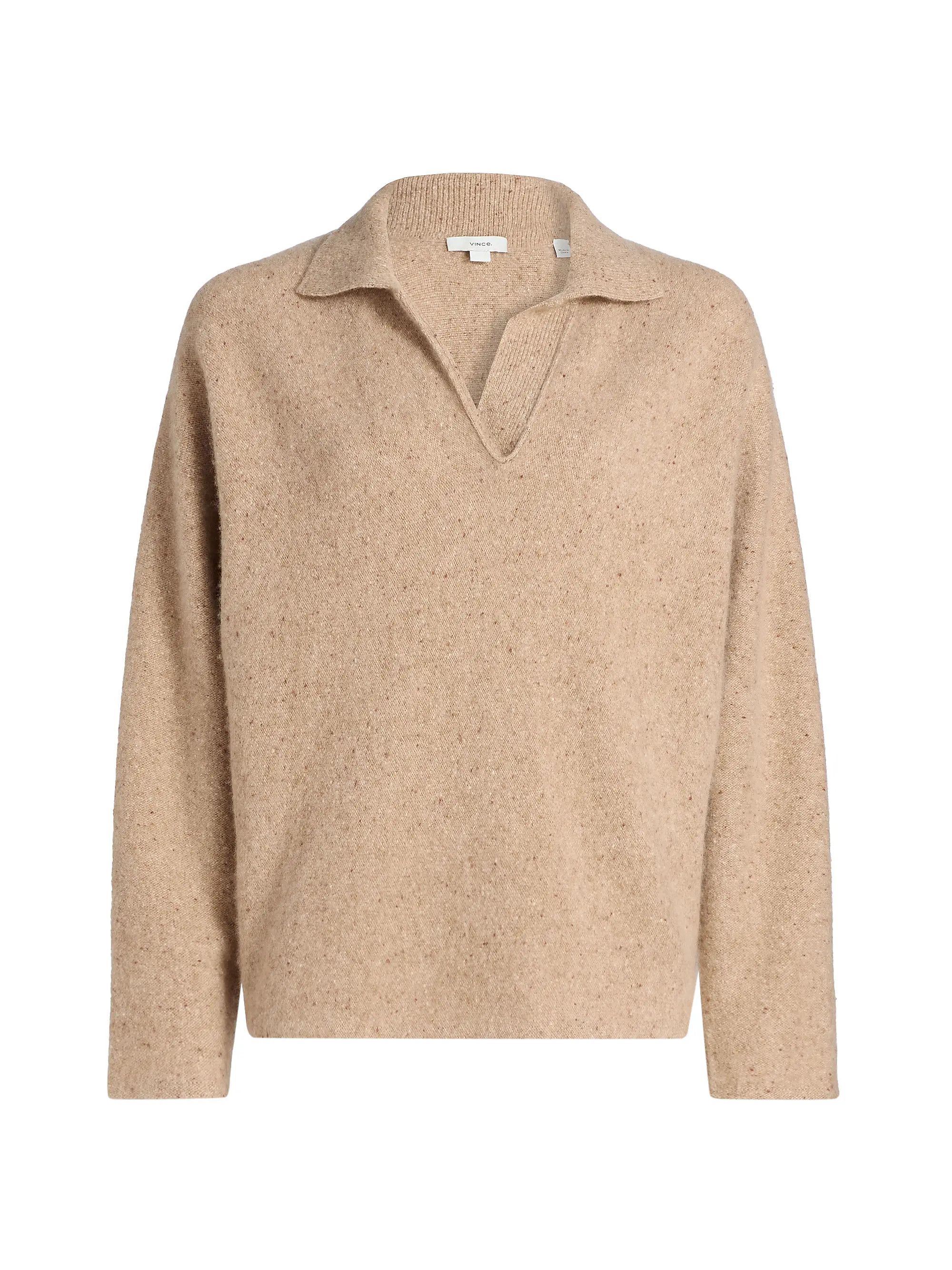 Dolman Cashmere Polo Sweater | Saks Fifth Avenue