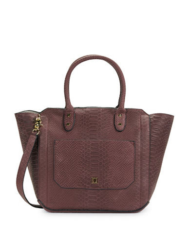 IVANKA TRUMP Tribeca Embossed Leather Tote | Lord & Taylor