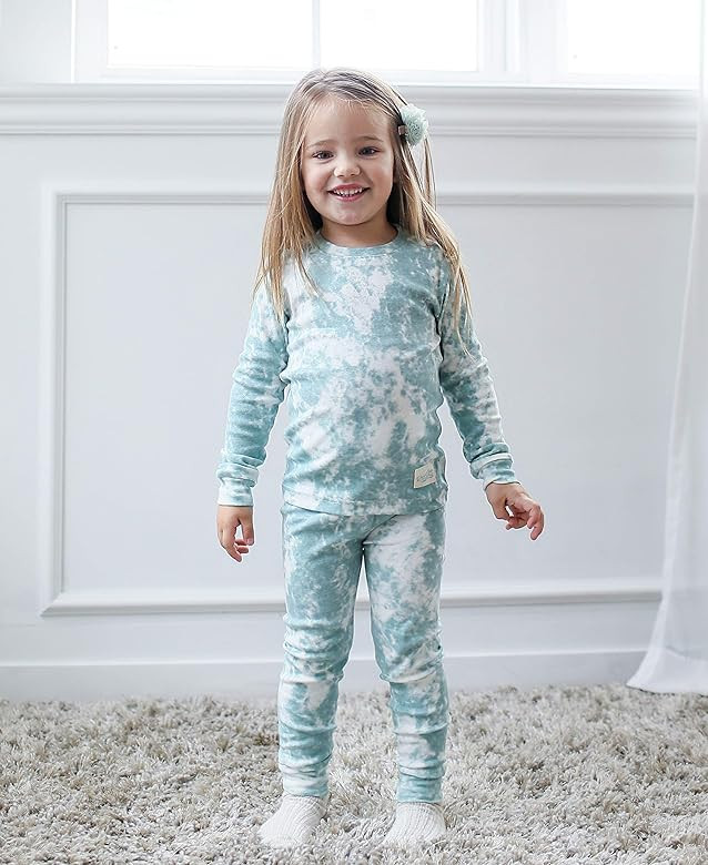 VAENAIT BABY 12M-12 Toddler Kids Boys Girls 100% Cotton Marbling Sung Fit Sleepwear Pajamas 2pcs ... | Amazon (US)