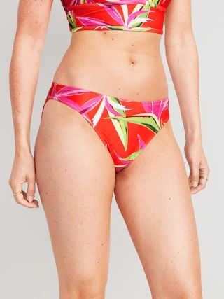 Matching Low-Rise Classic Bikini Swim Bottoms for Women | Old Navy (US)