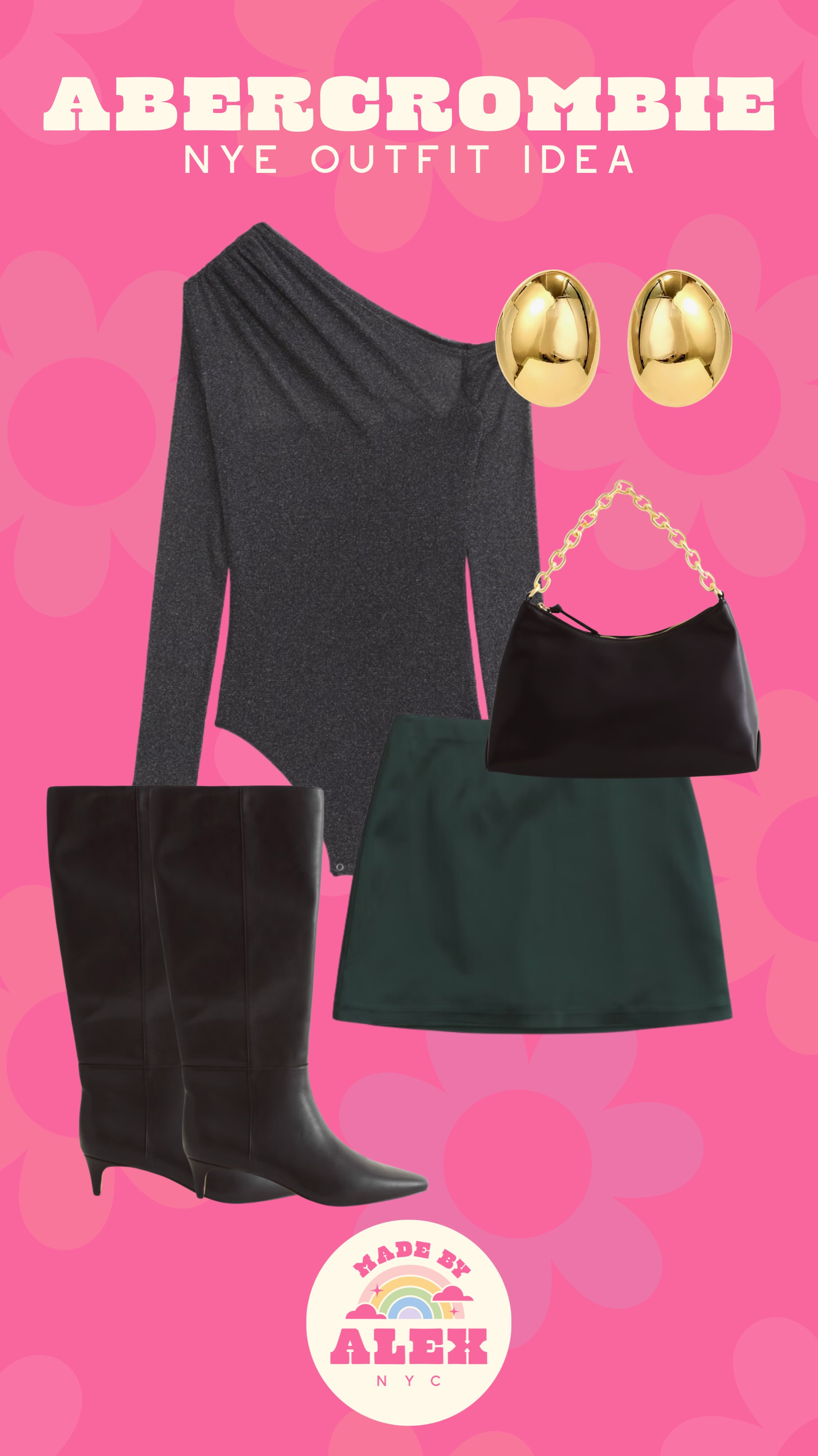 NYE Outfit Idea from Abercrombie!! ✨

Abercrombie - NYE outfit - New Years Outfit idea - silk skirt - mini skirt - bodysuit - sparkly bodysuit - knee high boots 

#LTKStyleTip #LTKSeasonal #LTKParties