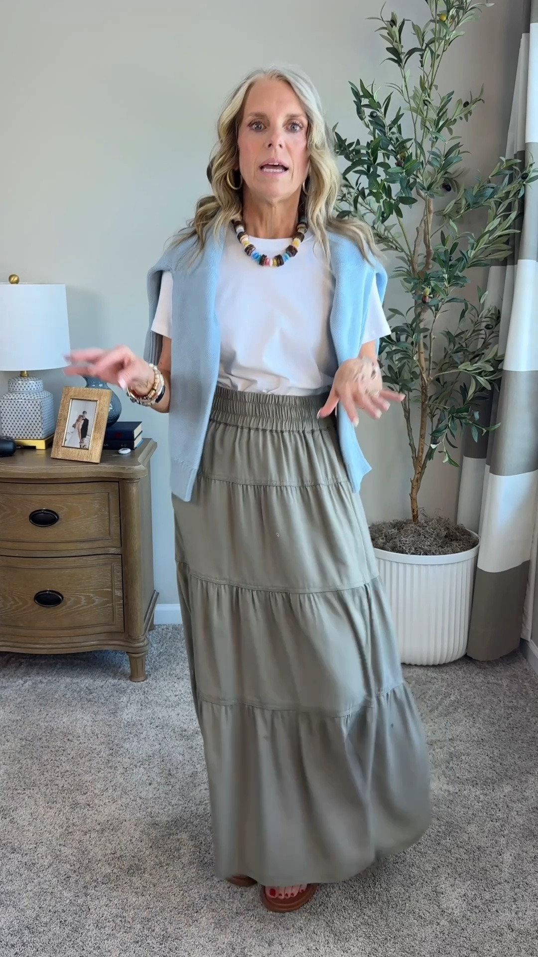 Fall called and this is your transition look. Wearing XS in all pieces. @Quince

#LTKootd #LTKgrwm #LTKOver40