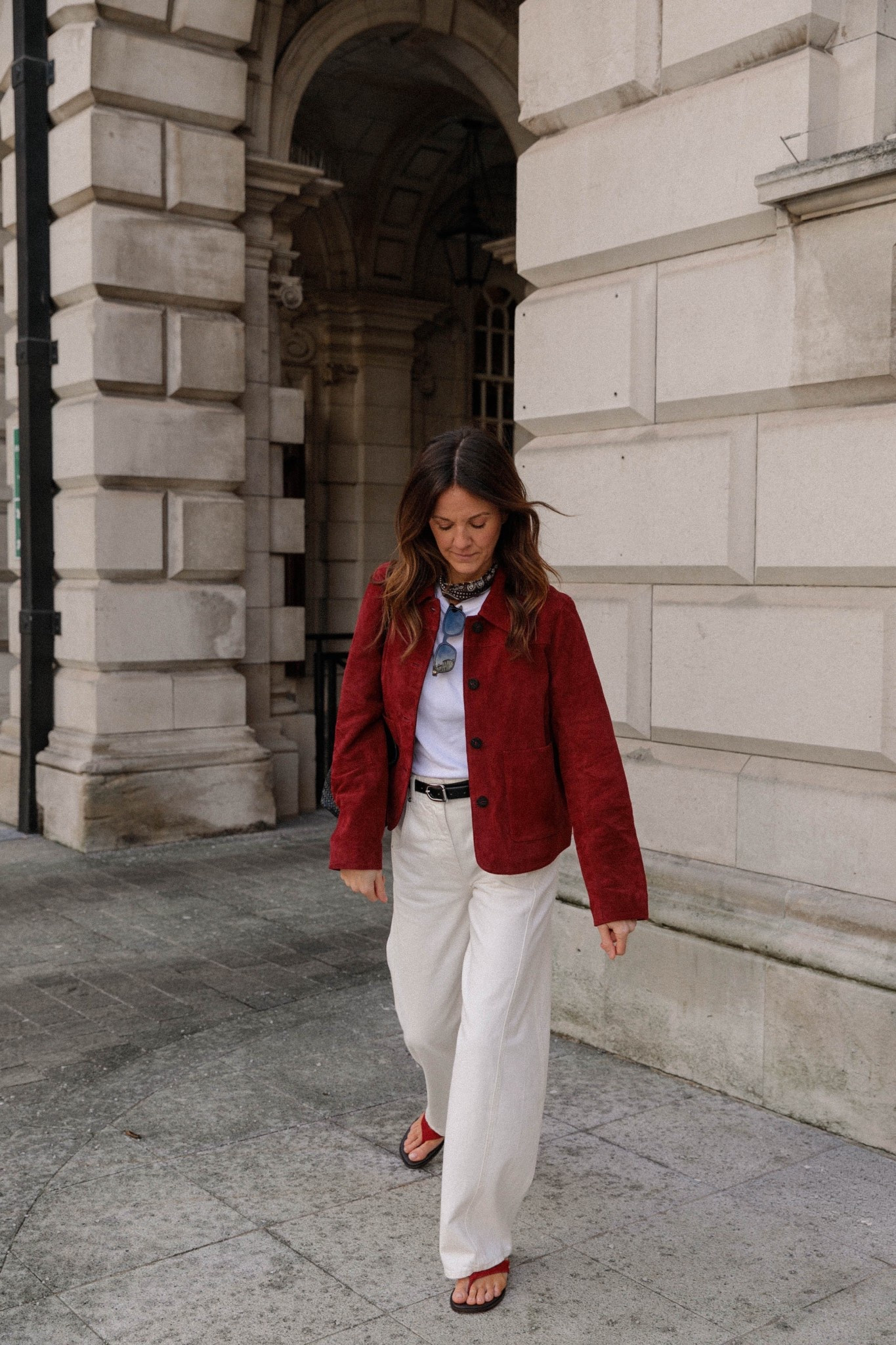 Spring dressing, suede jackets and white jeans styling. 

#LTKjeans #LTKspring