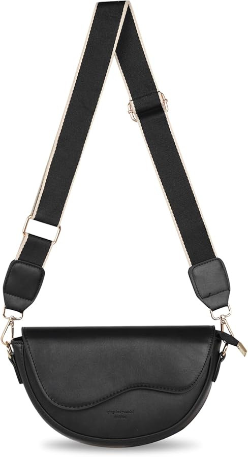 EXTREE crossbody Bags for Women,Trendy Shoulder Vegan Leather Handbags, Satchel Purse with Adjust... | Amazon (US)