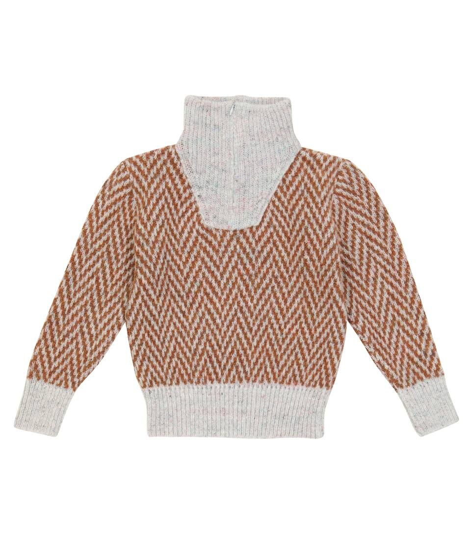 Zipped merino-blend sweater | Mytheresa (UK)