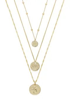Set of 3 Coin Pendant Necklaces | Nordstrom