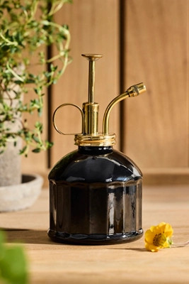 Color Glass + Brass Plant Mister | Terrain