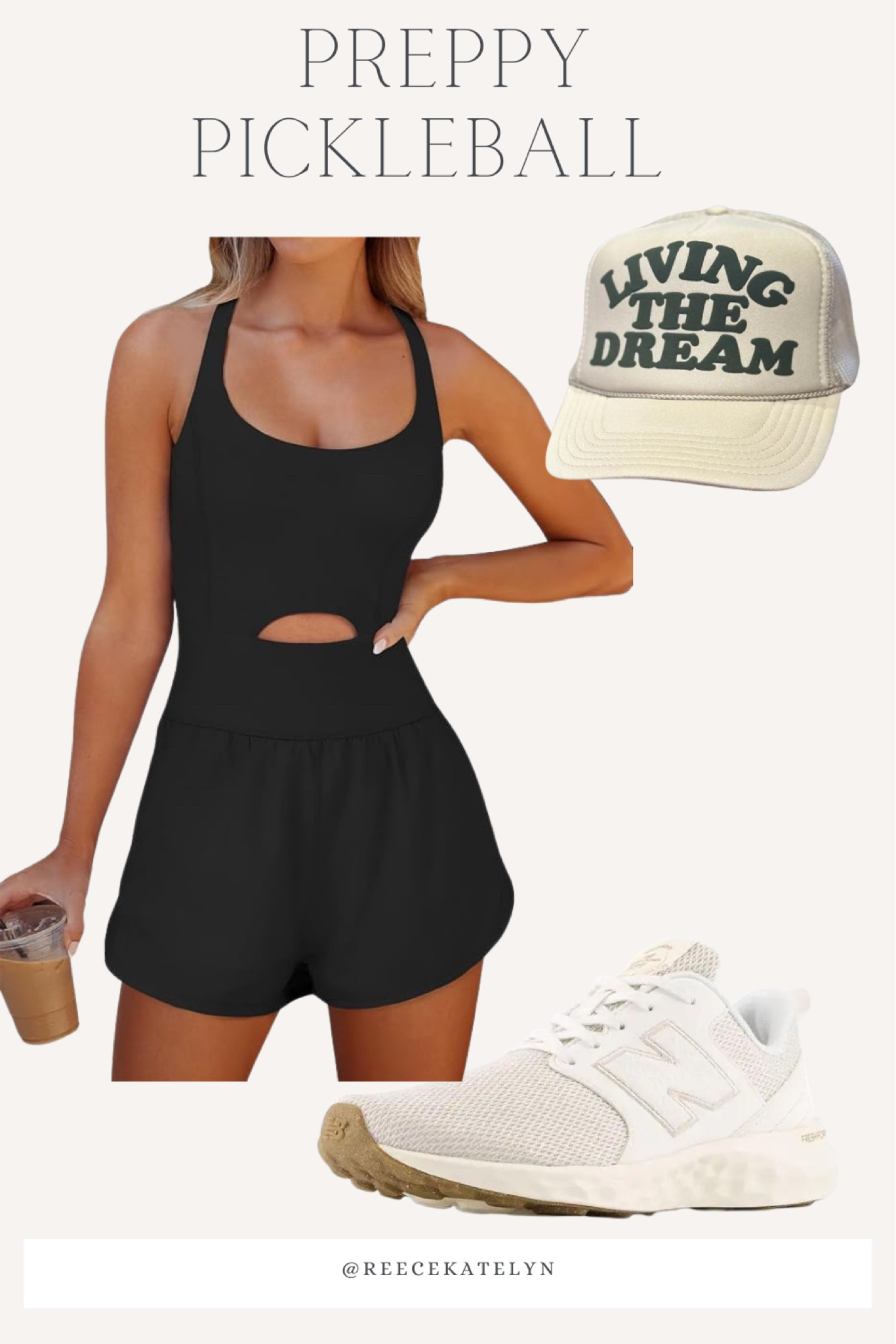 Preppy pickleball / preppy tennis outfit 