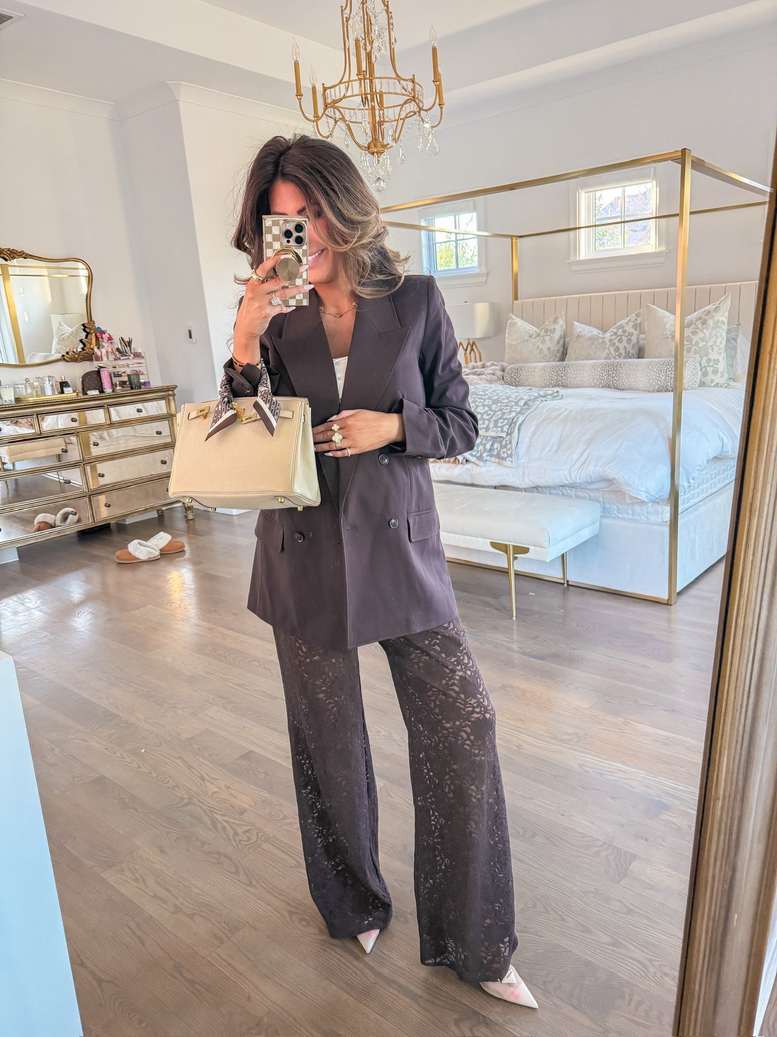 None of my outfit is maternity but luckily it all fits! Wore this out to a fancy steakhouse for dinner the other night. Was comfy & felt chic! Love the Prada dupe heels too! 

#LTKgrwm #LTKootd #LTKdayinmylife