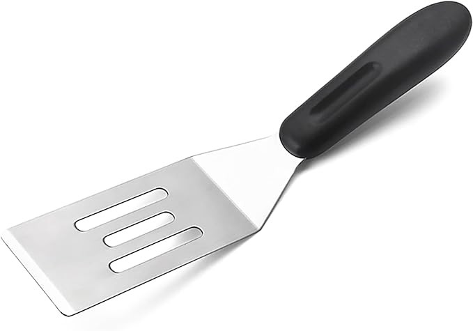 Stainless Steel Mini Brownie Spatula with Non-Slip Handle for Flipping, Cooking and Baking | Amazon (US)