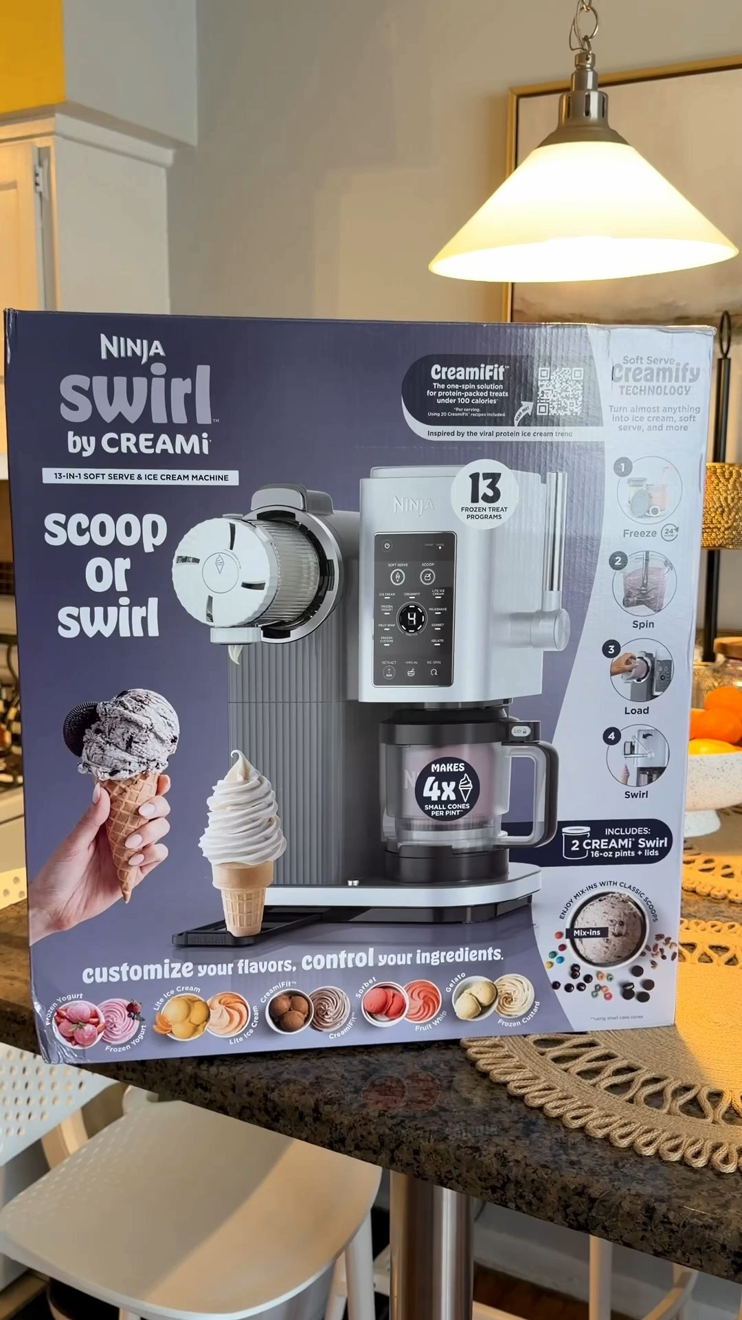 It’s here! Ninja SWIRL By CREAMi 13-in-1 Soft Serve & Ice Cream Maker with Pints - and below $280! Such a good price & amazing gift idea! @qvc #loveqc #ad

#LTKCyberWeek #LTKGiftGuide #LTKHoliday
