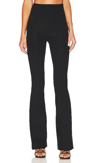 Neoprene Flare Legging in Black | Revolve Clothing (Global)