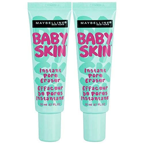 Maybelline Baby Skin Instant Pore Eraser Primer, Clear, 0.67 Fl Oz (Pack of 2) | Amazon (US)