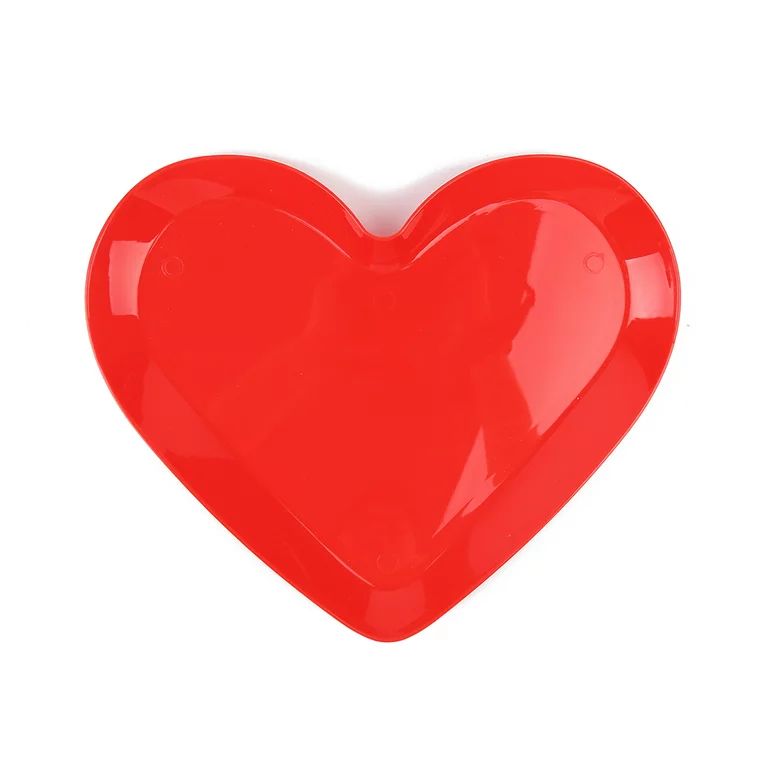 Way to Celebrate Valentine's Day Large Red Heart Platter | Walmart (US)