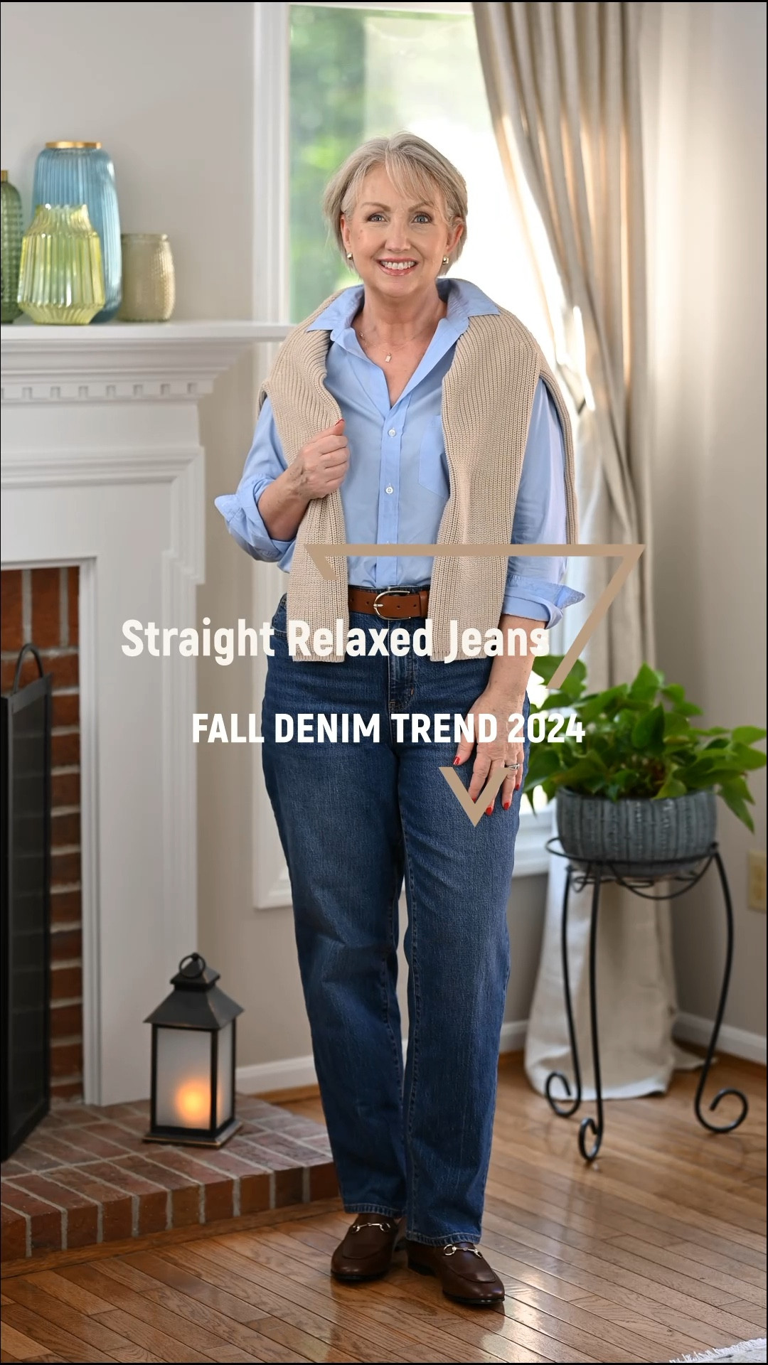 Fall Denim Trend: Straight Relaxed Jeans 👖

#LTKOver40 #LTKStyleTip #LTKMidsize