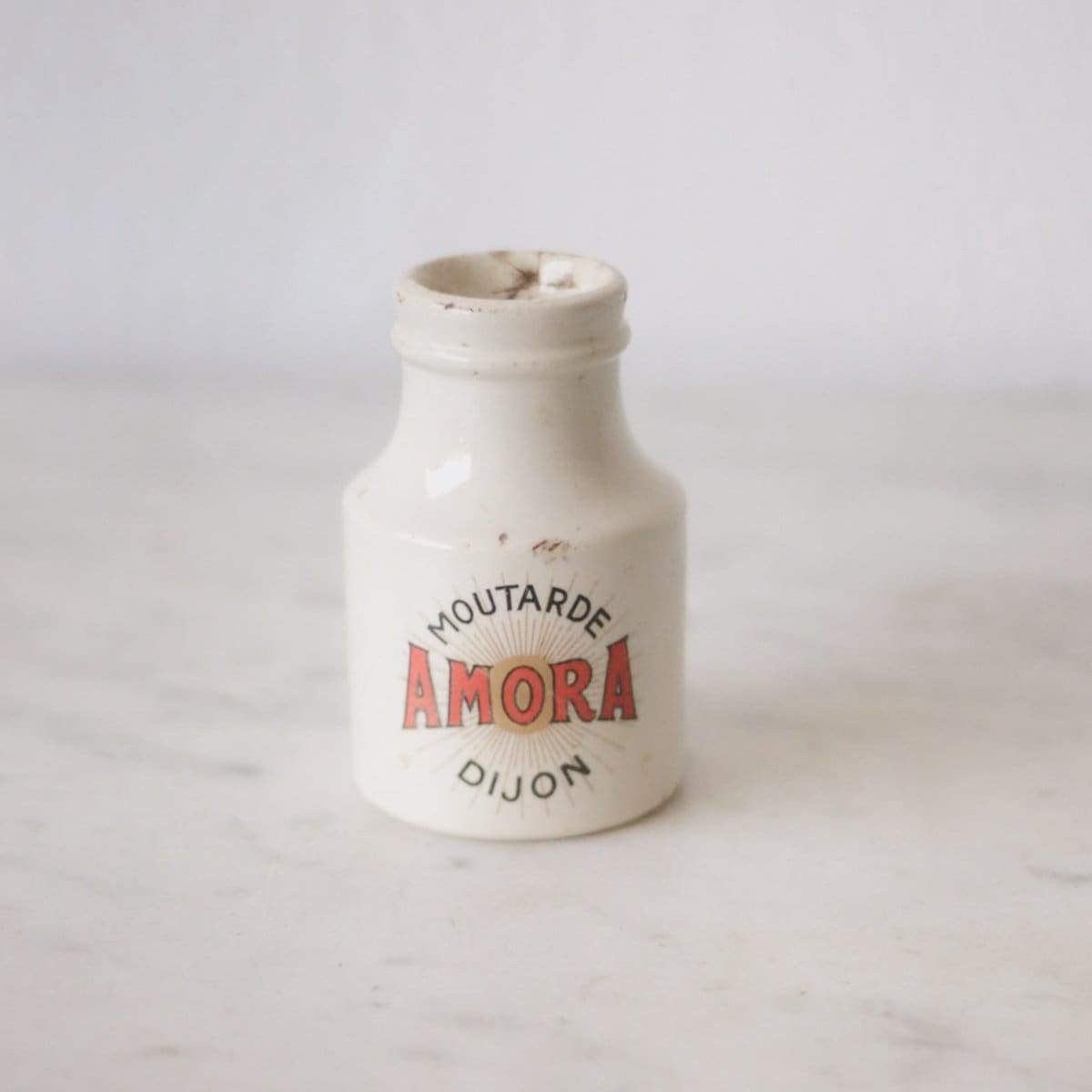 Imprinted Ironstone Mustard Pot | Elsie Green US