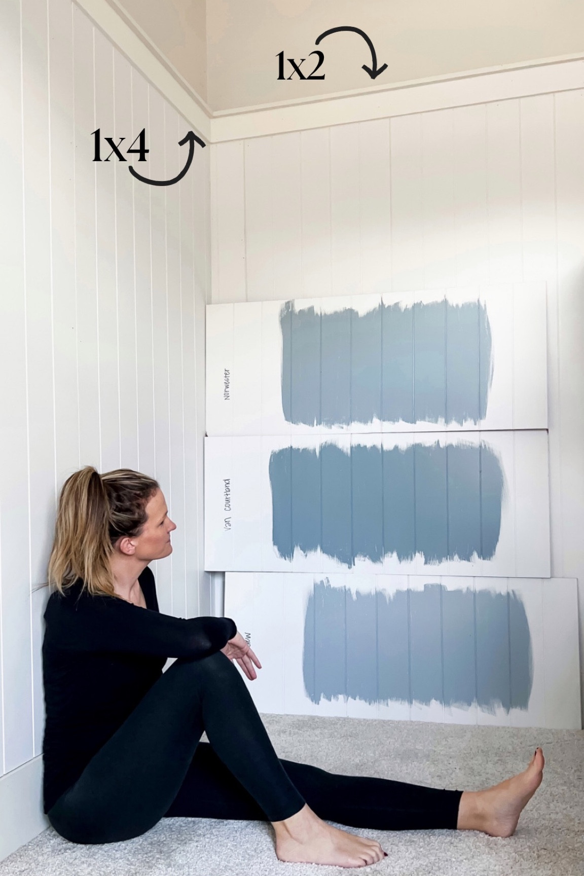 DIY vertical shiplap panels and trim boards used in my sons bedroom update! Boys bedroom design blue power tools Ryobi Home Depot 

#LTKunder50 #LTKhome #LTKkids