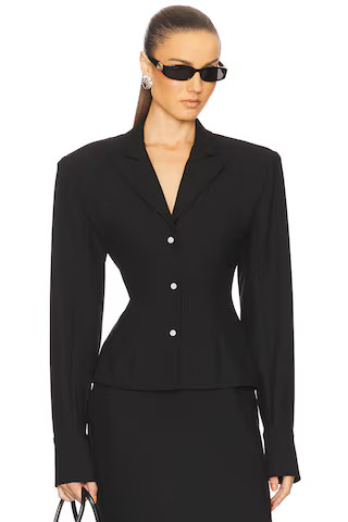 Helsa The Suit Overshirt in Black from Revolve.com | Revolve Clothing (Global)