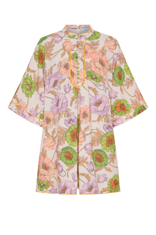 Venice Shift Dress in Cream | Bohemian Traders